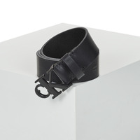 纺织配件 男士 腰带 Calvin Klein Jeans ROUND MONO PLAQUE LTHRBELT 35MM 黑色