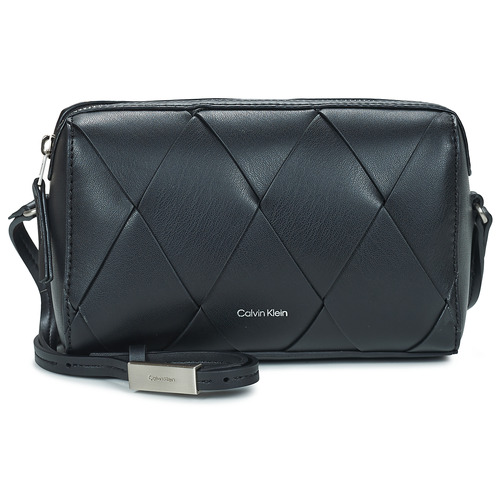包 女士 斜挎包 Calvin Klein Jeans CK WOVEN CAMERA BAG 黑色
