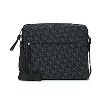 包 男士 小挎包 Calvin Klein Jeans SLOUCHED MONOGRAM ZIP FLIGHT BAG 黑色