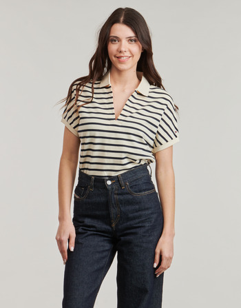 Tommy Hilfiger LYOCELL OPEN-NK RELAXED POLO SS