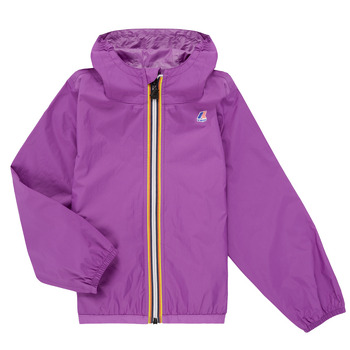 衣服 女孩 冲锋衣 K-Way LE VRAI PETIT CLAUDE 4.0 100 % NYLON RECYCLED 淡紫色