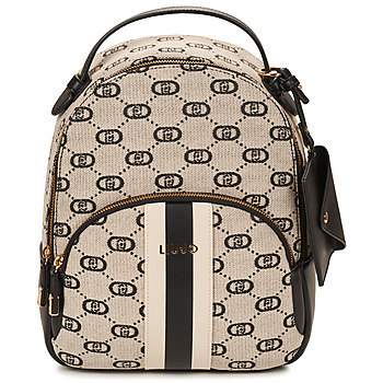 包 女士 双肩包 Liu Jo AA5157 BACKPACK 黑色 / 白色