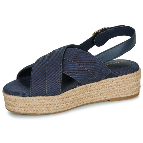 Tommy Hilfiger DENIM ESPADRILLE PLATFORM SANDAL 海蓝色