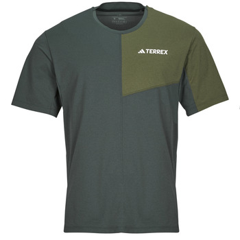 衣服 男士 短袖体恤 adidas TERREX JE0395 灰色 / 卡其色