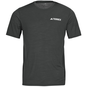 衣服 男士 短袖体恤 adidas TERREX JL6340 灰色 / 黑色