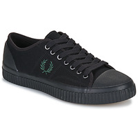 鞋子 男士 球鞋基本款 Fred Perry HUGHES LOW CANVAS 黑色
