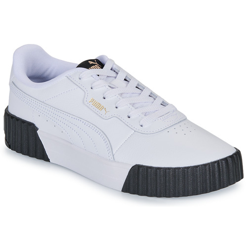 鞋子 女士 球鞋基本款 Puma 彪马 Carina 3.0 白色 / 黑色