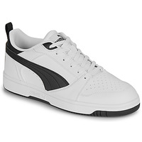 鞋子 男士 球鞋基本款 Puma 彪马 Rebound v6 Low 白色 / 黑色