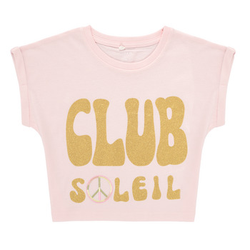 衣服 女孩 短袖体恤 Name it NKFFORVA 玫瑰色