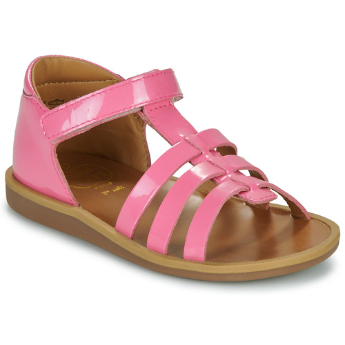 鞋子 女孩 凉鞋 Pom d'Api 朋大芘 POPPY STRAP 泡泡 / Gum