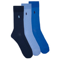 配件 男士 High socks Polo Ralph Lauren EGYPTIAN CTN CREW SOCK 3 PACK 蓝色