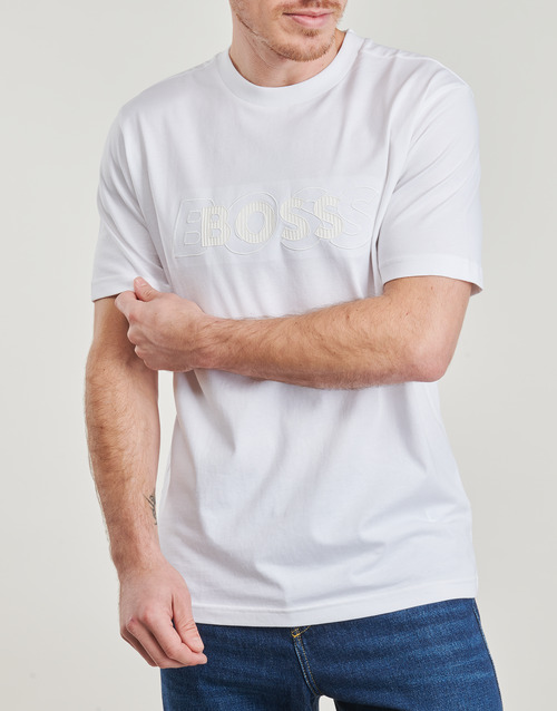 BOSS Tee DropNeedle 白色