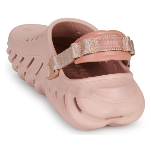 crocs 卡骆驰 Echo Clog 米色 / 玫瑰色
