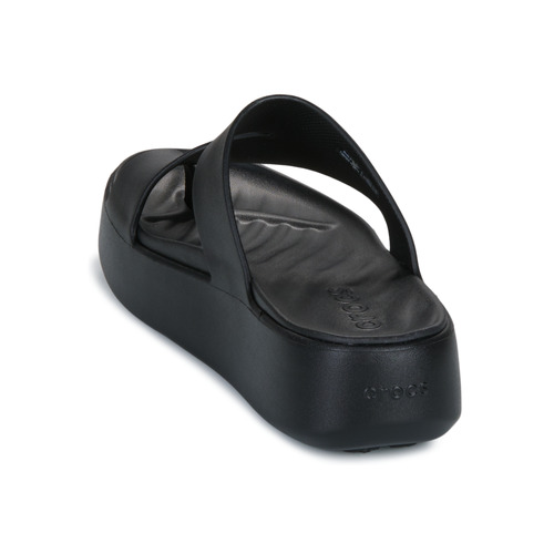 crocs 卡骆驰 Getaway Platform Toe Loop 黑色