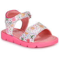 鞋子 女孩 凉鞋 Agatha Ruiz de la Prada 阿嘉莎·鲁兹·德 MINIS 白色 / 玫瑰色