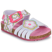 鞋子 女孩 凉鞋 Agatha Ruiz de la Prada 阿嘉莎·鲁兹·德 BIO 白色 / 玫瑰色