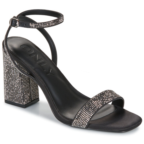鞋子 女士 凉鞋 Only ONLALYX-28 BLING HEELED SANDAL 黑色