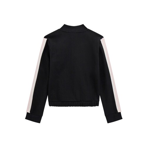 Guess LS ACTIVE TOP ZIP 黑色