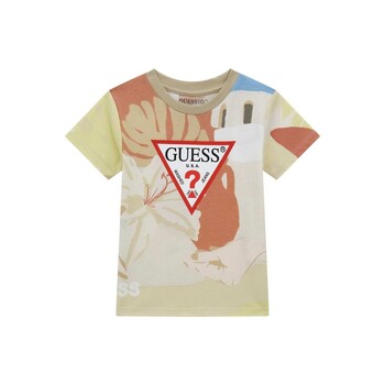 衣服 男孩 短袖体恤 Guess T SHIRT 多彩