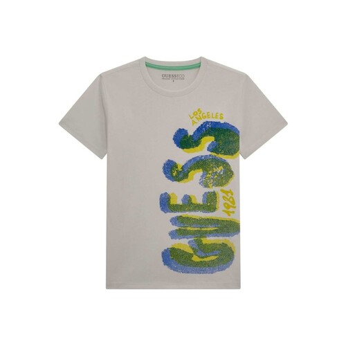 衣服 男孩 短袖体恤 Guess T SHIRT 白色