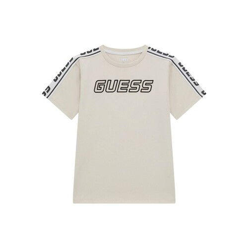 衣服 男孩 短袖体恤 Guess T SHIRT MINIME 白色