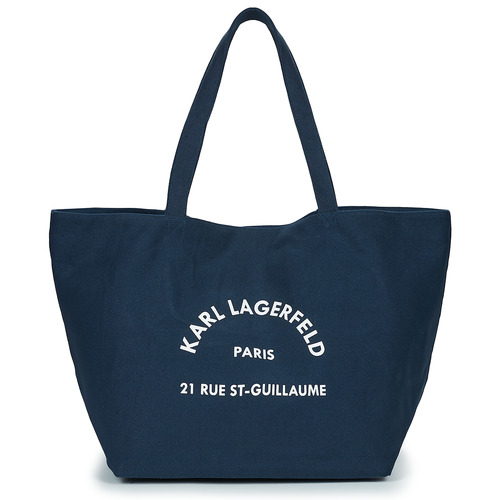 包 女士 购物袋 KARL LAGERFELD K/RSG CANVAS SHOPPER 海蓝色