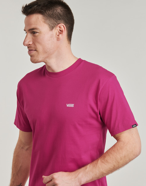 Vans 范斯 MN LEFT CHEST LOGO TEE 波尔多红