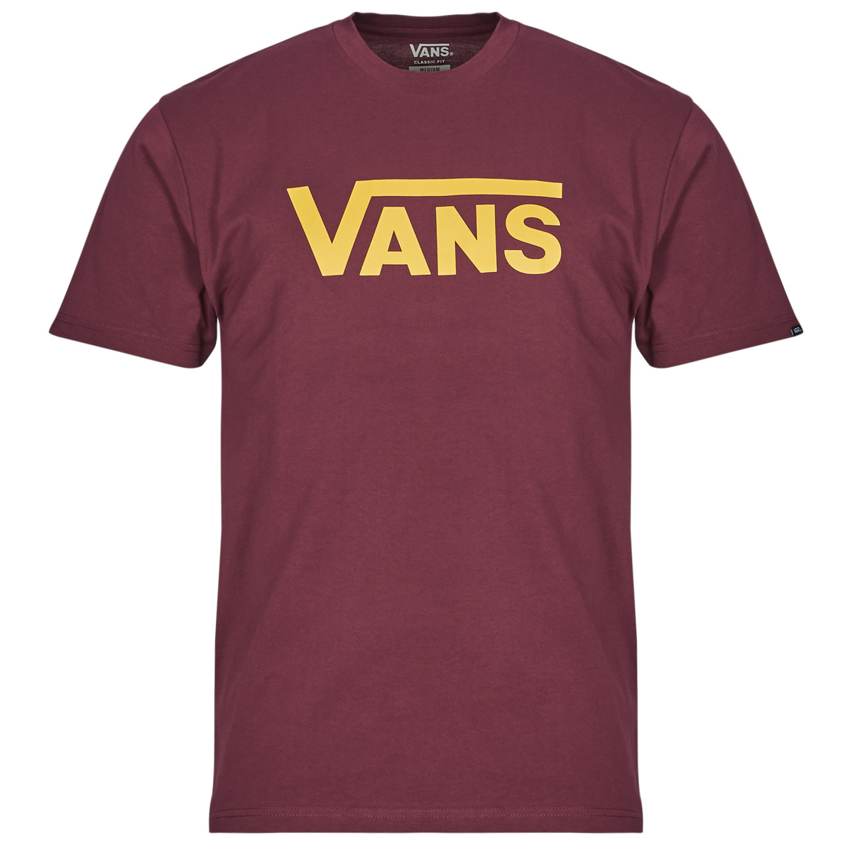 衣服 男士 短袖体恤 Vans 范斯 MN VANS CLASSIC 波尔多红