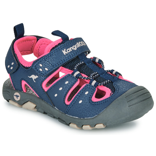鞋子 女孩 凉鞋 Kangaroos K-Trek 海蓝色 / 玫瑰色