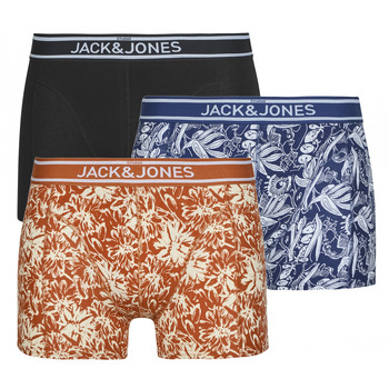 内衣 男士 拳击 Jack & Jones 杰克琼斯 JACRETRO x3 多彩