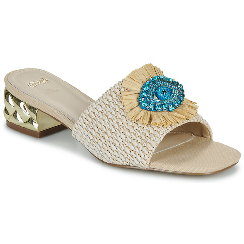 鞋子 女士 休闲凉拖/沙滩鞋 Exéshoes KATY-424-RAFFIA-BEIGE 米色