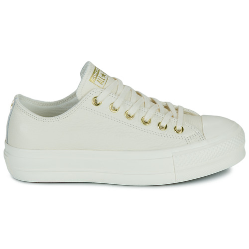 Converse 匡威 CHUCK TAYLOR ALL STAR LIFT PLATFORM GOLD 白色