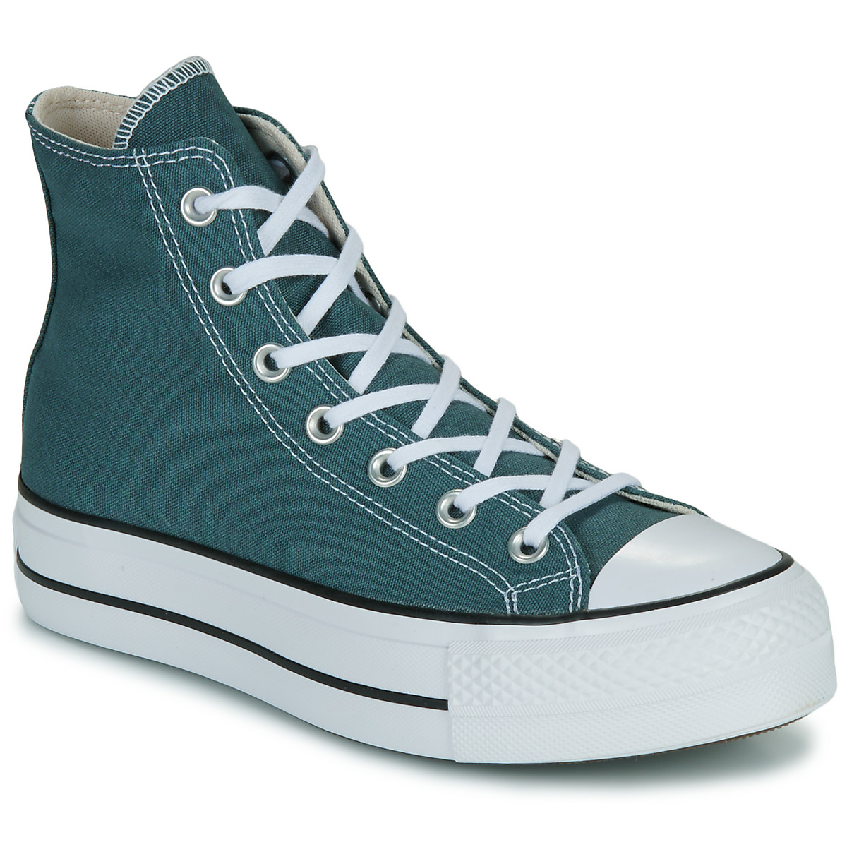 鞋子 女士 高帮鞋 Converse 匡威 CHUCK TAYLOR ALL STAR LIFT PLATFORM 绿色