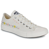 鞋子 女士 球鞋基本款 Converse 匡威 CHUCK TAYLOR ALL STAR EMBROIDERED FLOWERS 米色