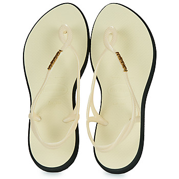 鞋子 女士 凉鞋 Havaianas 哈瓦那 LUNA POINT 米色 / 黑色