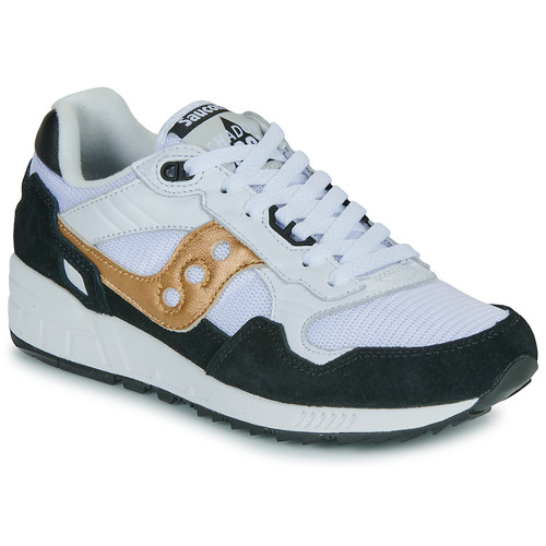 鞋子 球鞋基本款 Saucony SHADOW 5000 白色 / 黑色 / 金色
