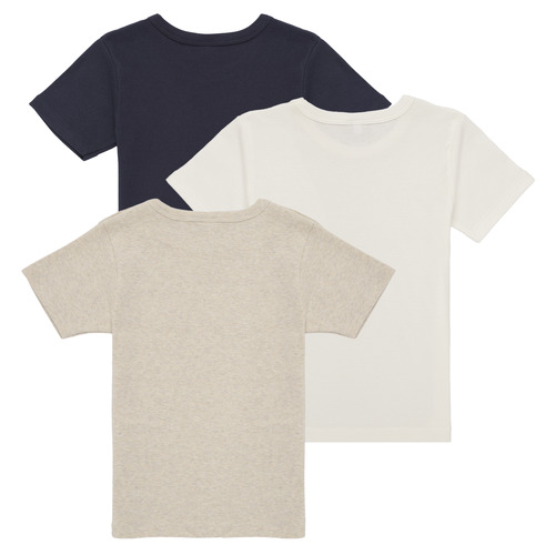 Petit Bateau 小帆船 3 TEE SHIRTS MC 多彩