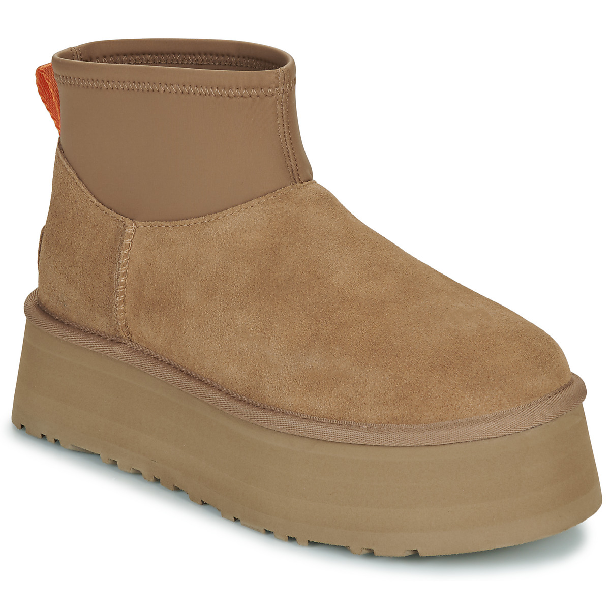 鞋子 女士 短筒靴 UGG W CLASSIC MINI DIPPER 棕色