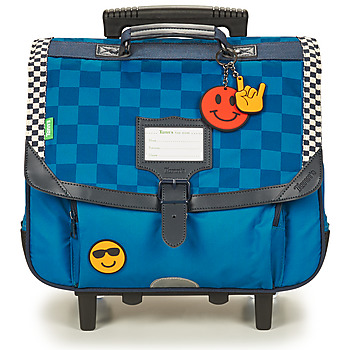 包 男孩 滑轮书包 Tann's MARCEAU CARTABLE TROLLEY 38 CM 蓝色
