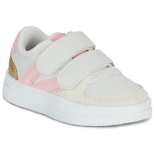 鞋子 女孩 球鞋基本款 BEPPI 2208670-WHITE 浅米色 / 玫瑰色 / 金色
