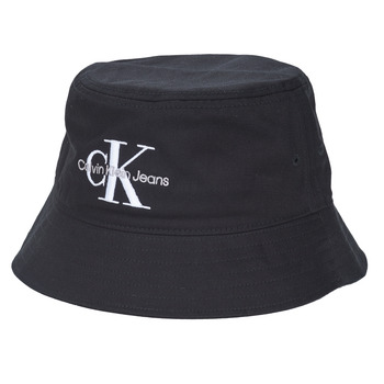 纺织配件 帽子 Calvin Klein Jeans MONOLOGO EMBROIDERY BUCKET HAT 黑色