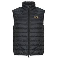衣服 男士 羽绒服 EA7 EMPORIO ARMANI TRAIN CORE ID DOWN LIGHT VEST CC  8NPQ06 黑色 / 金色