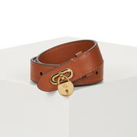 纺织配件 女士 腰带 Lauren Ralph Lauren PADLOCK 20-BELT-SKINNY 棕色