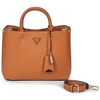 包 女士 手包 Guess MERIDIAN II GIRLFRIEND SATCHEL 棕色