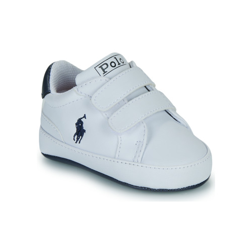 鞋子 儿童 球鞋基本款 Polo Ralph Lauren HERITAGE COURT II EZ LAYETTE 白色