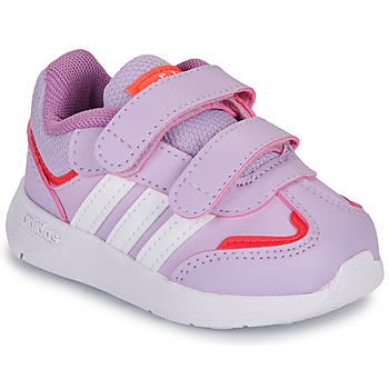 鞋子 女孩 球鞋基本款 Adidas Sportswear TENSAUR SWITCH CF I 紫罗兰 / 白色