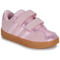 鞋子 女孩 球鞋基本款 Adidas Sportswear VL COURT 3.0 CF I 玫瑰色 / Gum / 金色