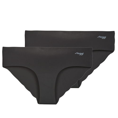 内衣 女士 底裤 Sloggi  ZERO Microfibre 2.0 Hipster PACK DE 2 黑色
