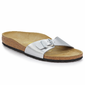 鞋子 女士 休闲凉拖/沙滩鞋 Birkenstock 勃肯 Madrid 银灰色