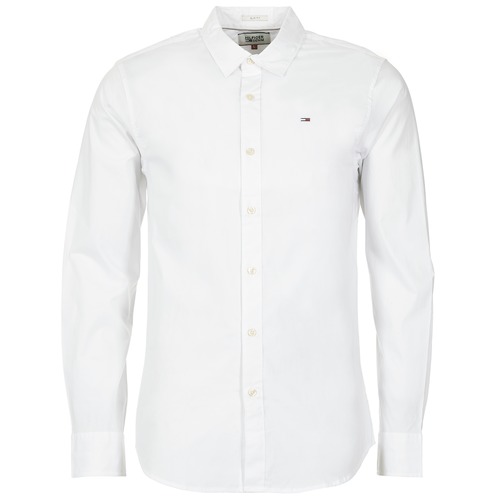 衣服 男士 长袖衬衫 Tommy Jeans TJM ORIGINAL STRETCH SHIRT 白色